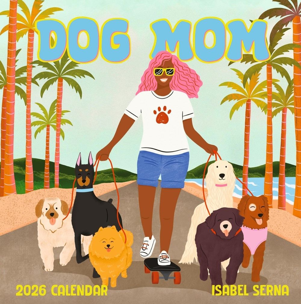 Dog Mom Wall Calendar 2026 by Isabel Serna - ISBN: 9781523529483