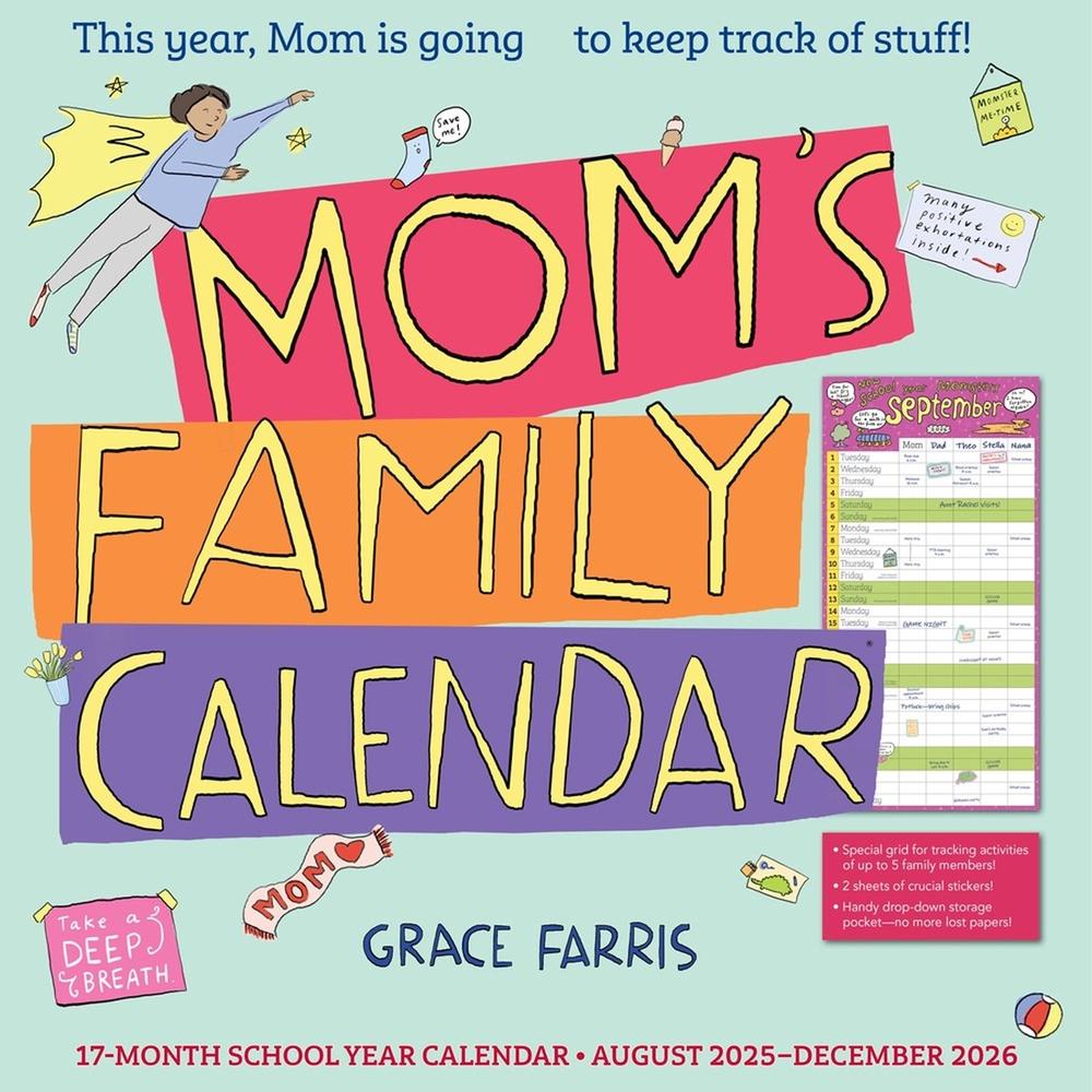 Mom's Family Wall Calendar 2026, 9781523529537