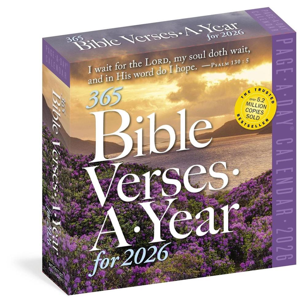 365 Bible Verses-A-Year Page-A-Day® Calendar 2026, 9781523530038