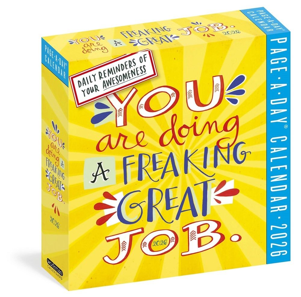 You Are Doing a Freaking Great Job Page-A-Day Calendar 2026 by Workman Calendars - ISBN: 9781523530977