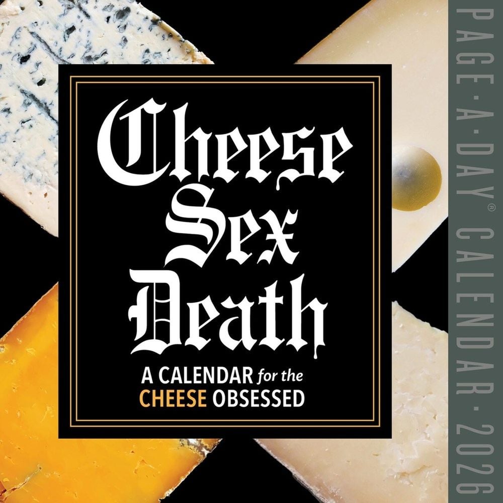 Cheese Sex Death Page-A-Day® Calendar 2026 by Erika Kubick - ISBN: 9781523531035
