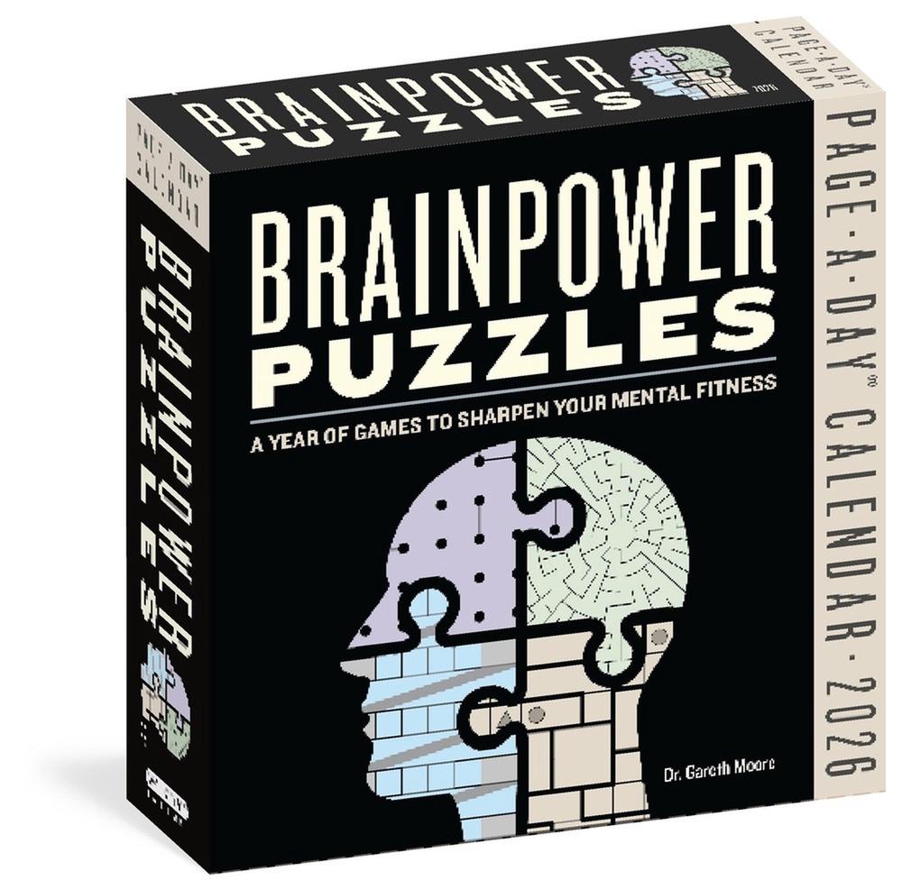Brainpower Puzzles Page-A-Day® Calendar 2026, 9781523531172