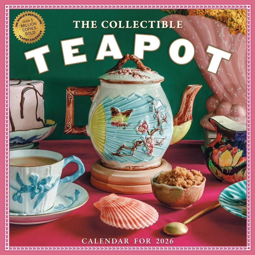 The Collectible Teapot Wall Calendar 2026, 9781523531400