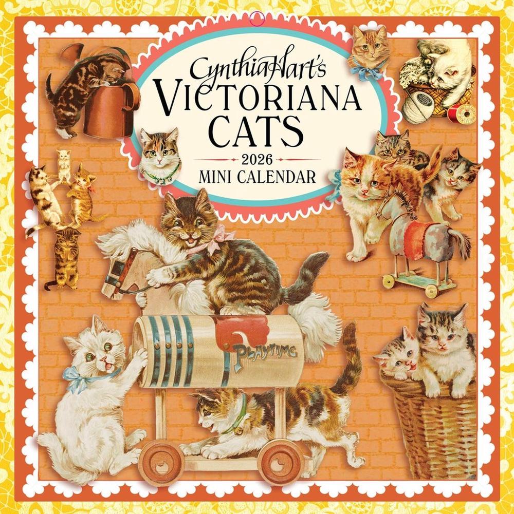 Cynthia Hart's Victoriana Cats Mini Wall Calendar 2026, 9781523531530