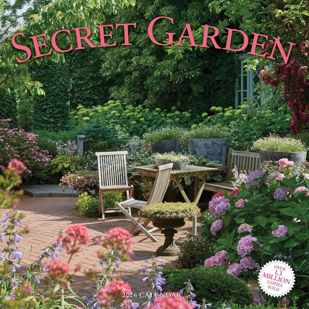 Secret Garden Wall Calendar 2026, 9781523531585