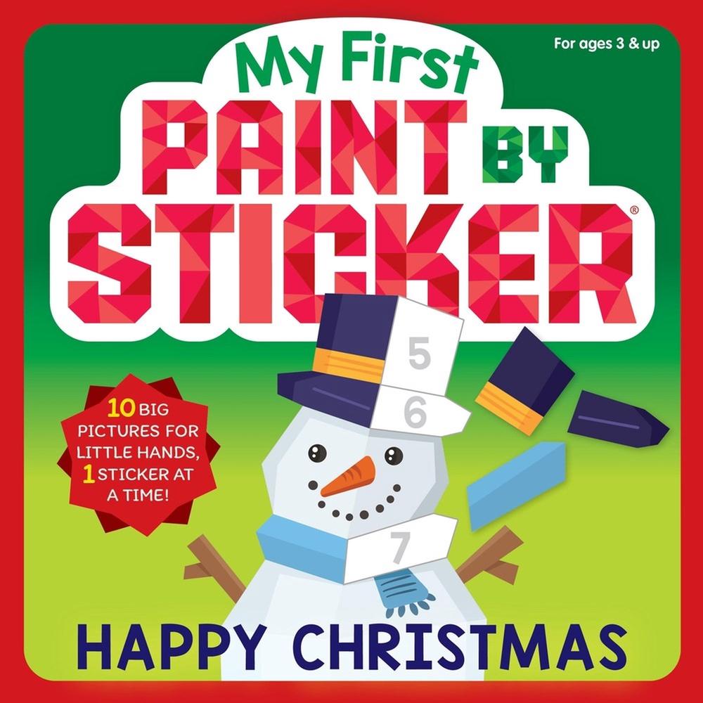 My First Paint by Sticker: Happy Christmas, 9781523532056