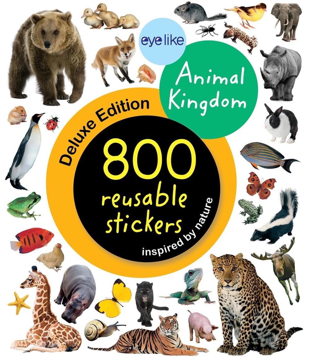 Eyelike Stickers Deluxe: Animal Kingdom, 9781523532407