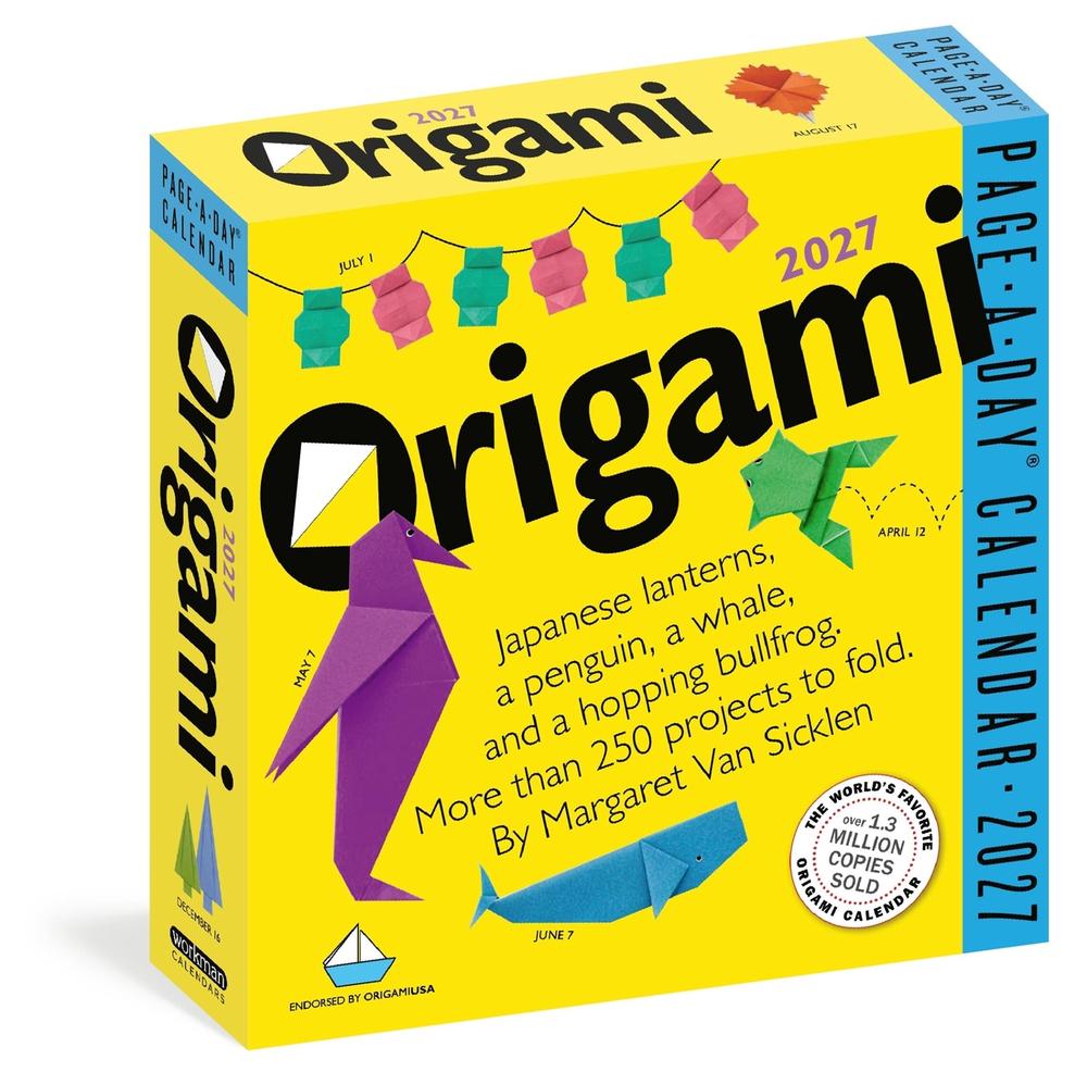 Origami Page-A-Day® Calendar 2027 by Margaret Van Sicklen - ISBN: 9781523533503