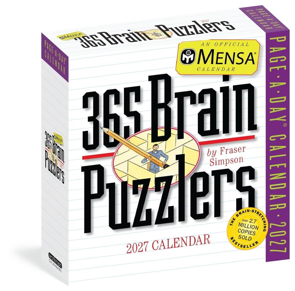Mensa 365 Brain Puzzlers Page-A-Day® Calendar 2027 by American Mensa Ltd - ISBN: 9781523533640