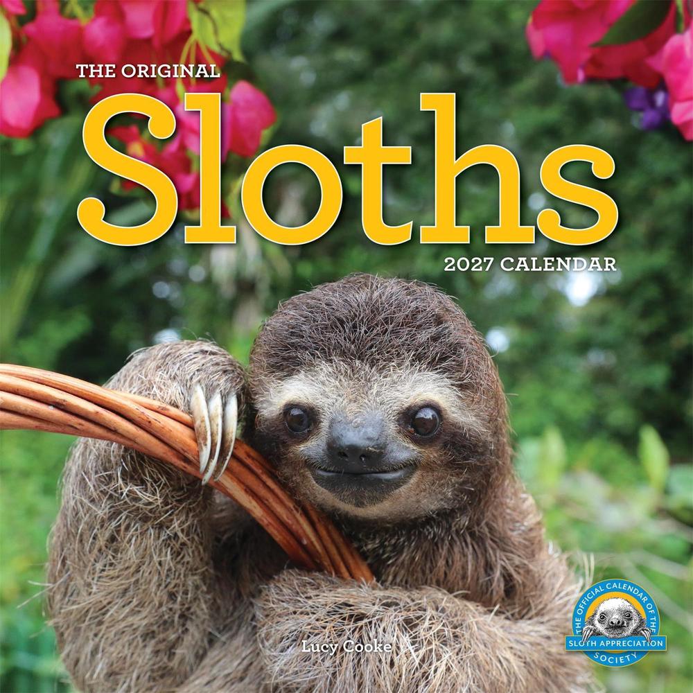 Original Sloths Wall Calendar 2027 by Lucy Cooke - ISBN: 9781523533701