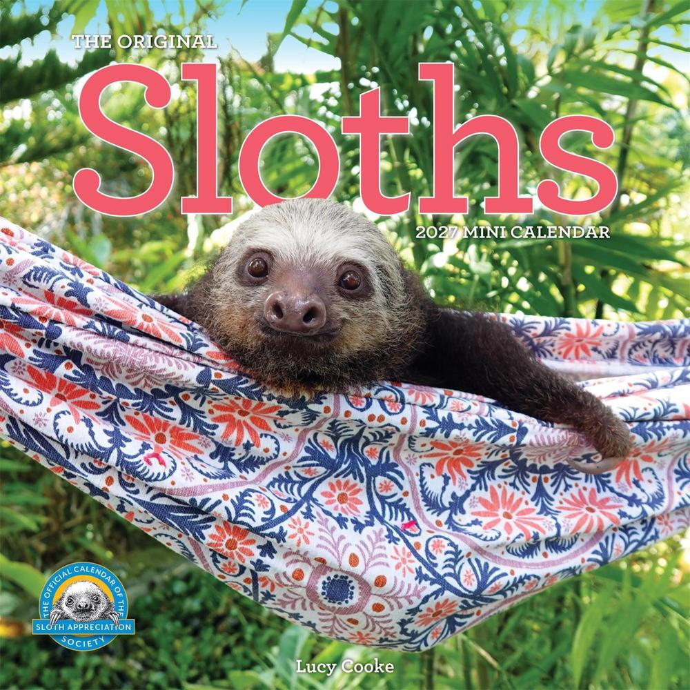 Original Sloths Mini Wall Calendar 2027 by Lucy Cooke - ISBN: 9781523533718