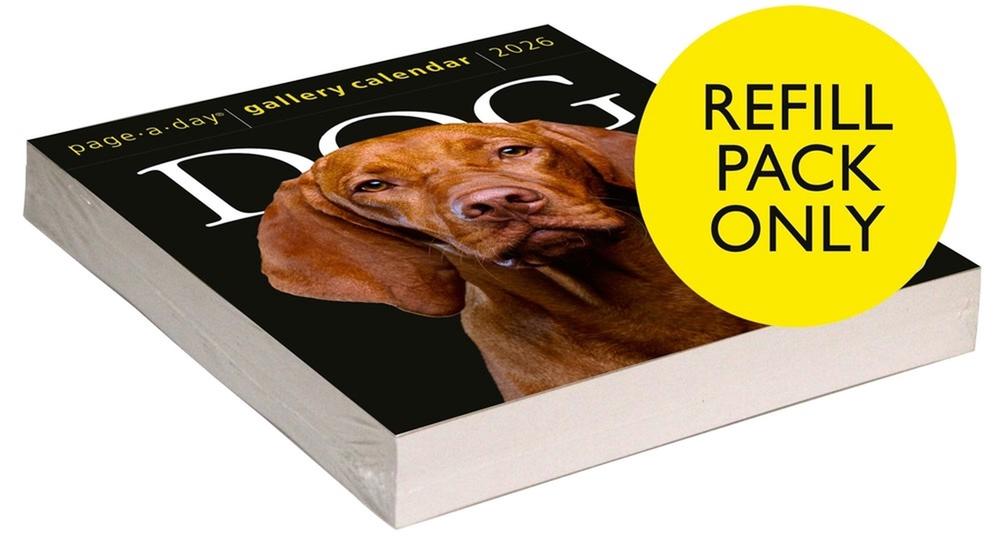 Dog Page-A-Day® Gallery Calendar Refill Pack 2026, 9781523533770