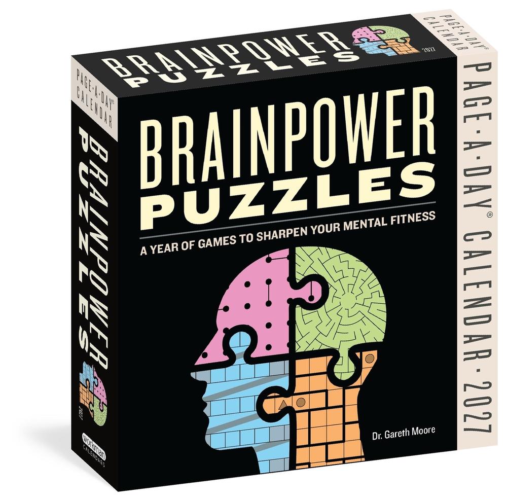 Brainpower Puzzles Page-A-Day® Calendar 2027, 9781523534210
