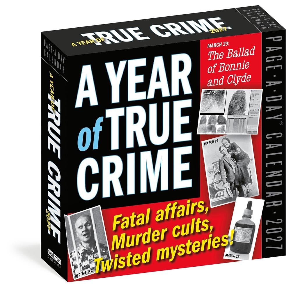 A Year of True Crime Page-A-Day® Calendar 2027 by Workman Calendars - ISBN: 9781523534494