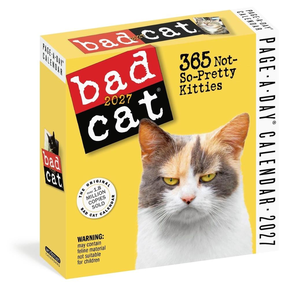 Bad Cat Page-A-Day® Calendar 2027 by Workman Calendars - ISBN: 9781523534517