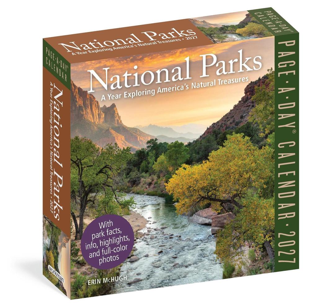 National Parks Page-A-Day® Calendar 2027 by Workman Calendars - ISBN: 9781523534548