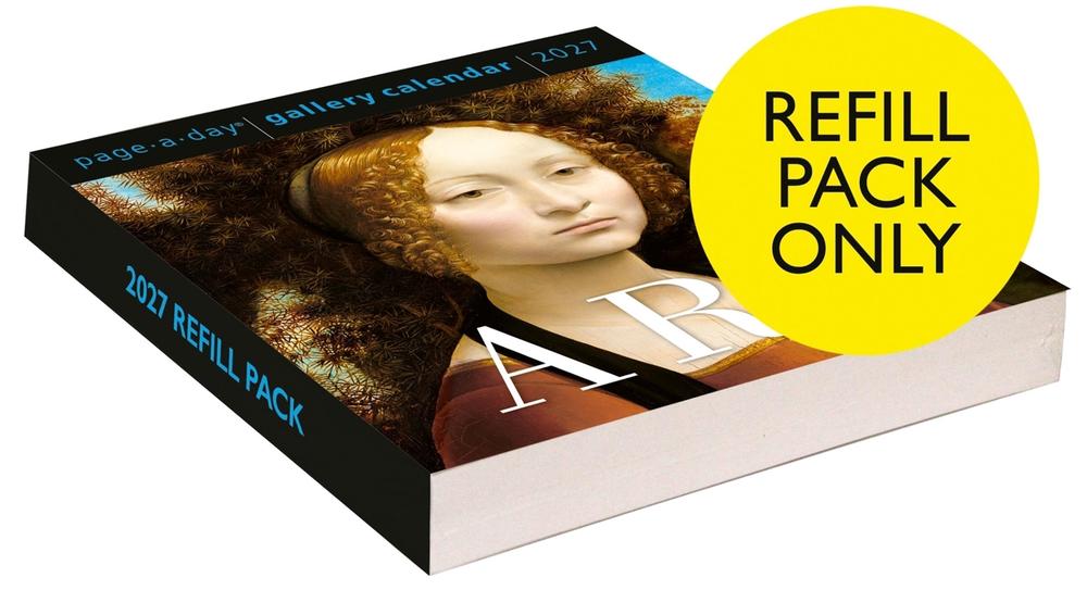 Art Page-A-Day® Gallery Calendar Refill Pack 2027 by Workman Calendars - ISBN: 9781523534586