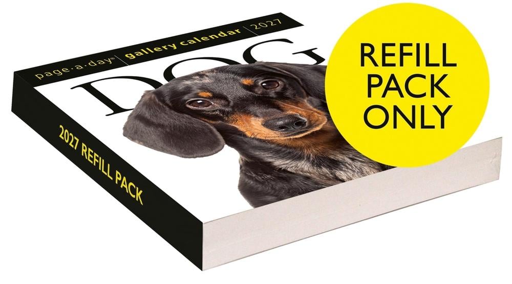 Dog Page-A-Day® Gallery Calendar Refill Pack 2027 by Workman Calendars - ISBN: 9781523534593