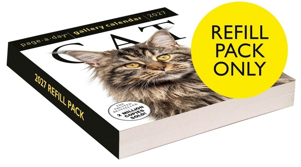 Cat Page-A-Day® Gallery Calendar Refill Pack 2027 by Workman Calendars - ISBN: 9781523534609