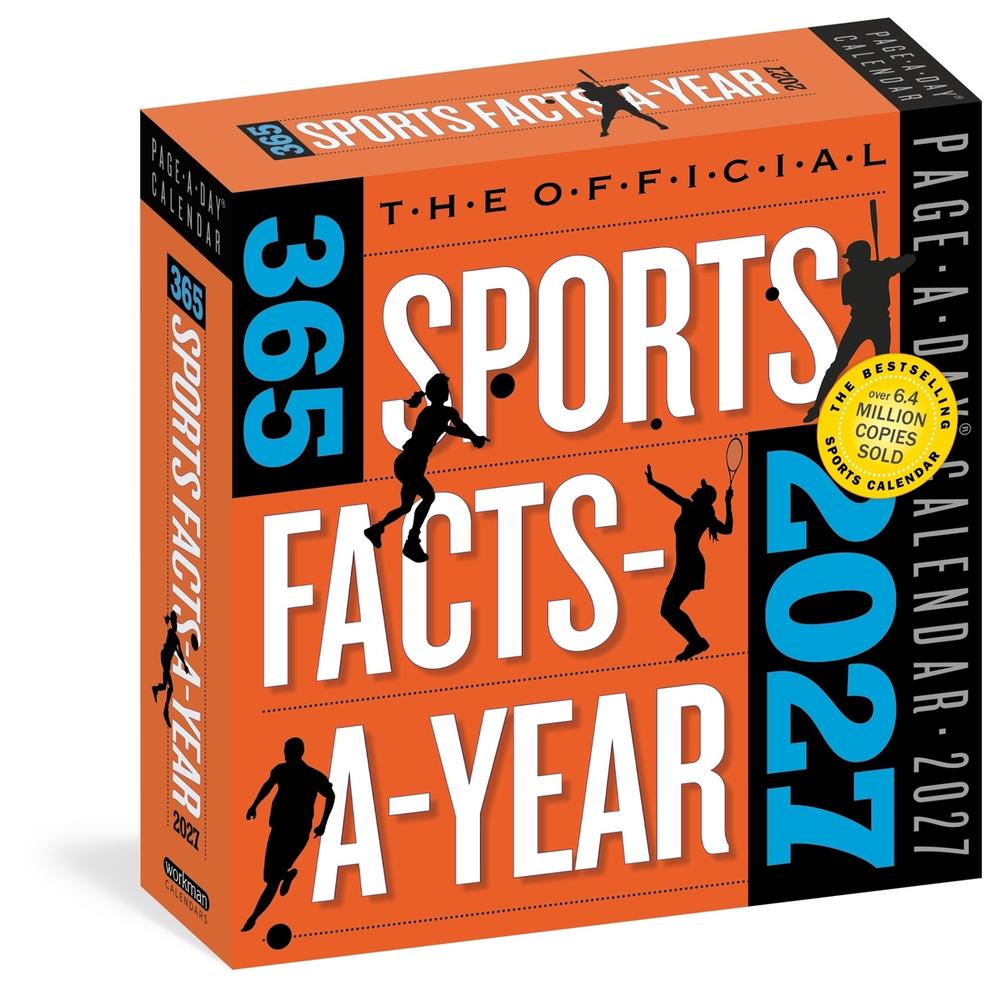 Official 365 Sports Facts-A-Year Page-A-Day® Calendar 2027 by Workman Calendars - ISBN: 9781523534647