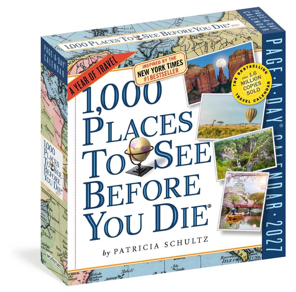 1,000 Places to See Before You Die Page-A-Day® Calendar 2027 by Patricia Schultz - ISBN: 9781523534753