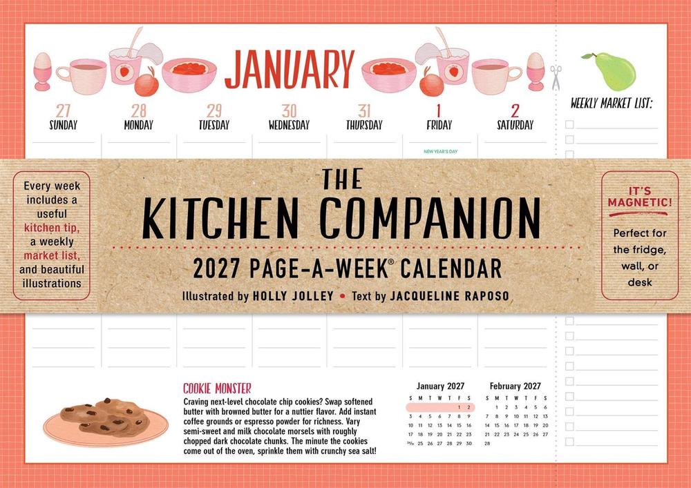 The Kitchen Companion Page-A-Week Calendar 2027 by Holly Jolley - ISBN: 9781523534760
