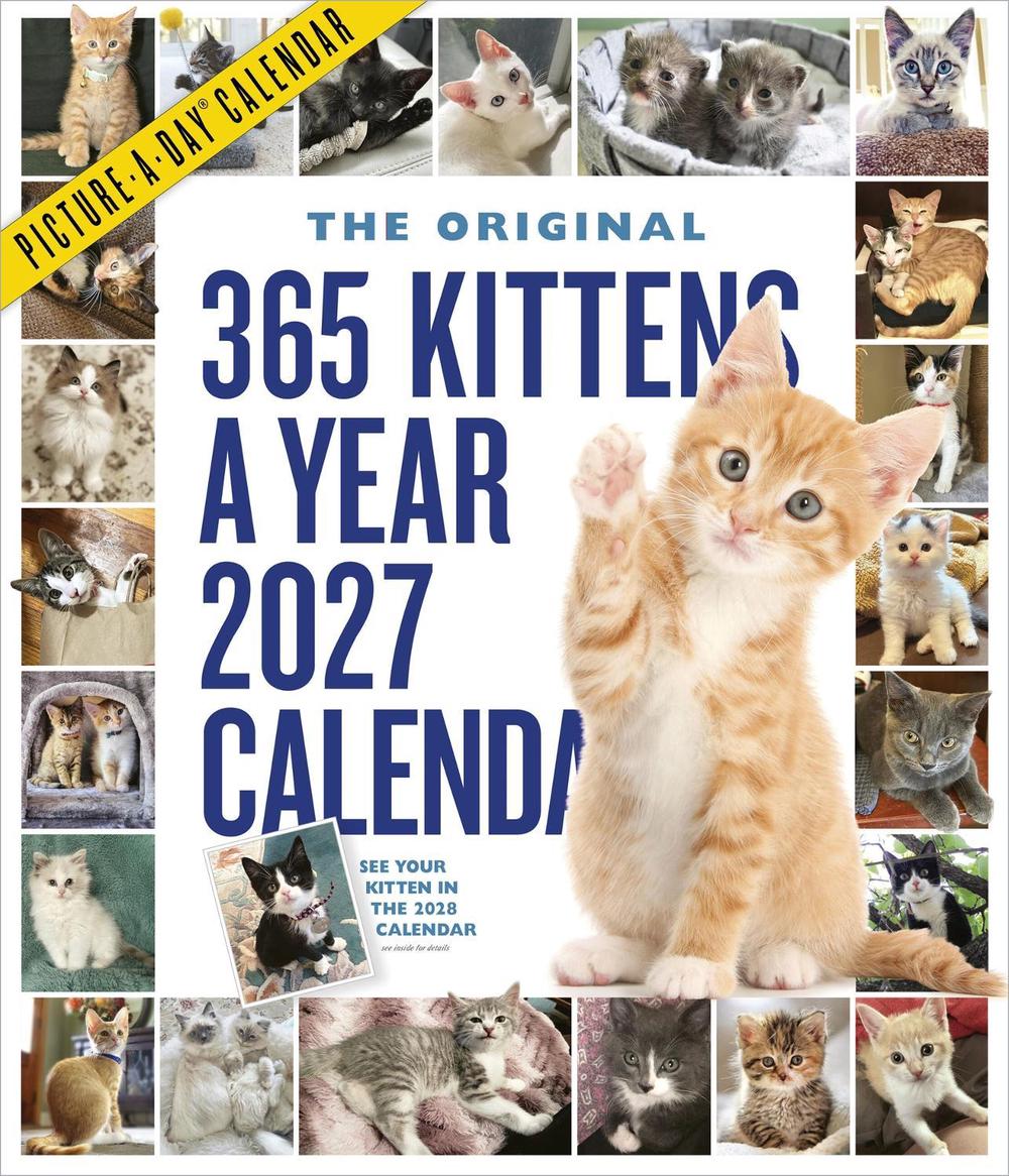365 Kittens-A-Year Picture-A-Day® Wall Calendar 2027 by Workman Publishing - ISBN: 9781523534777