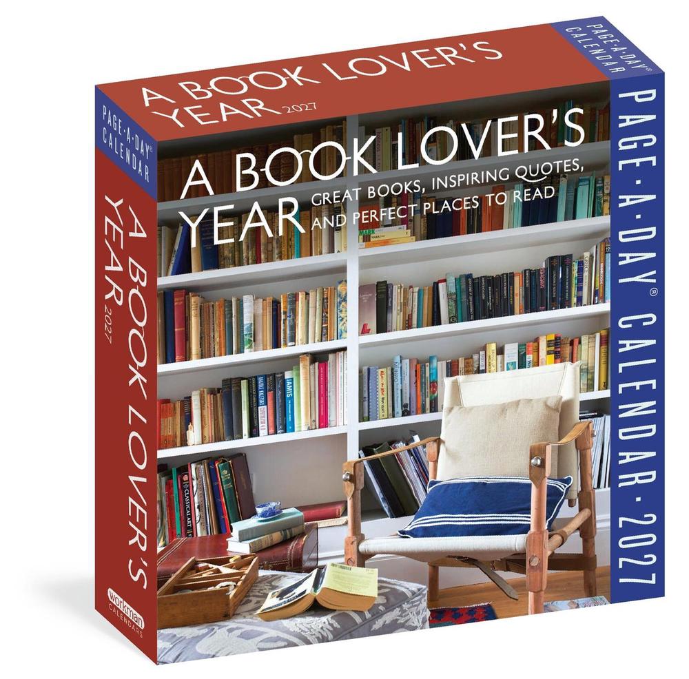 A Book Lover's Year Page-A-Day® Calendar 2027 by Workman Calendars - ISBN: 9781523534869