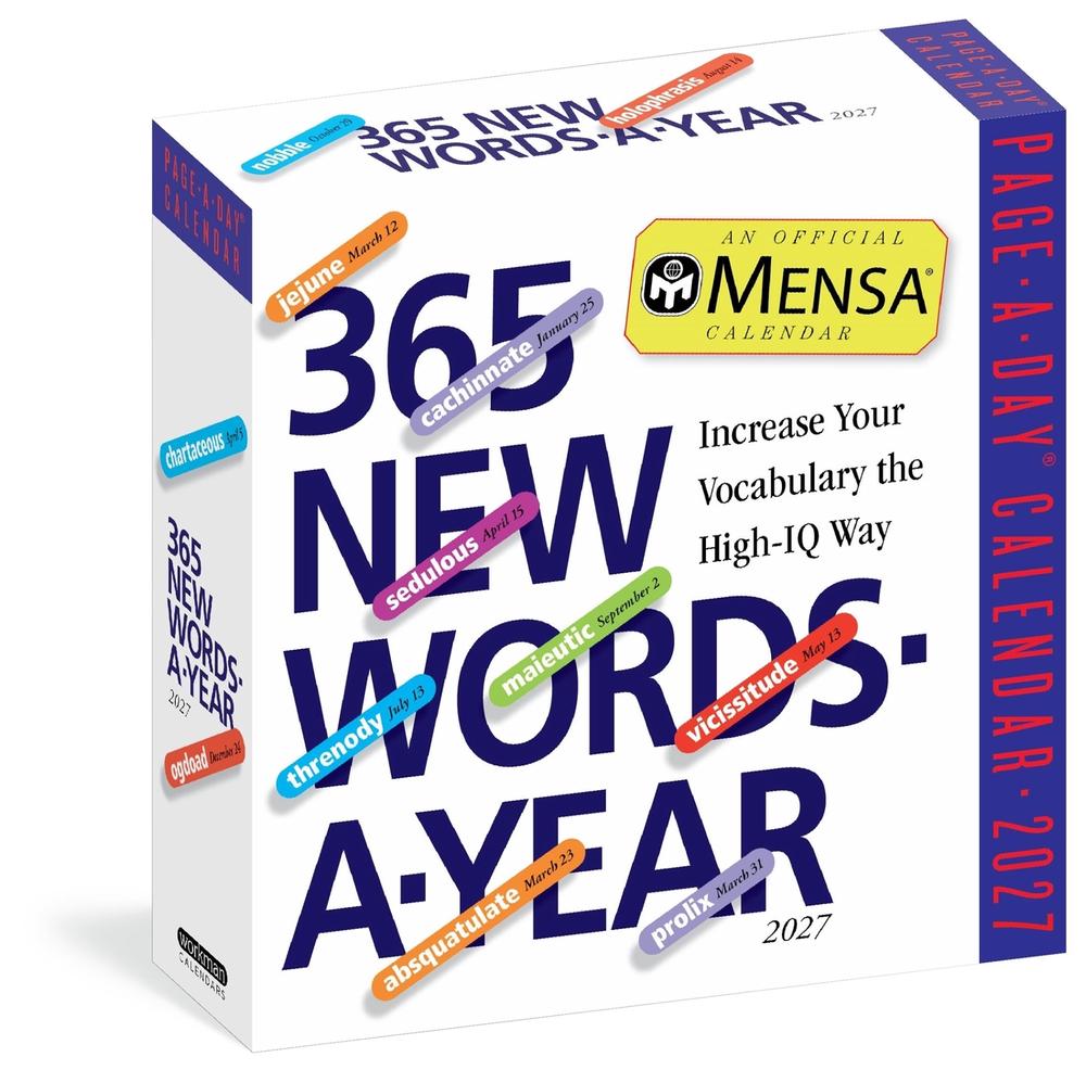Mensa® 365 New Words-a-Year Page-A-Day® Calendar 2027 by American Mensa Ltd - ISBN: 9781523535514