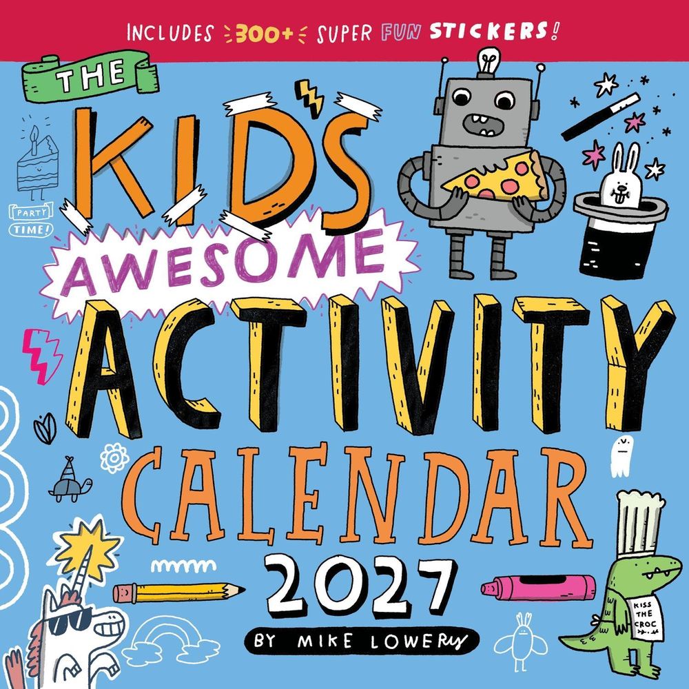 Kid's Awesome Activity Wall Calendar 2027 by Workman Calendars - ISBN: 9781523535767