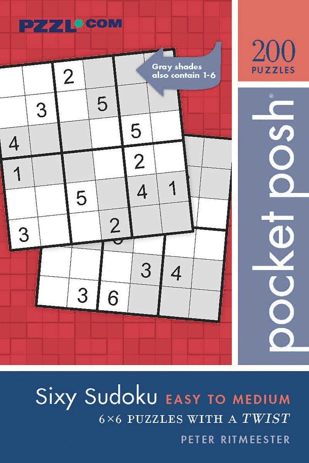 Pocket Posh Sixy Sudoku Easy to Medium by Peter Ritmeester - ISBN: 9781524868109