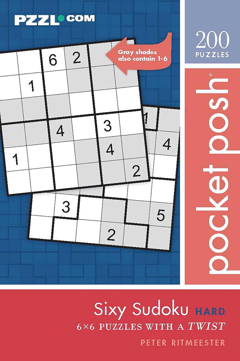 Pocket Posh Sixy Sudoku Hard by Peter Ritmeester - ISBN: 9781524868116