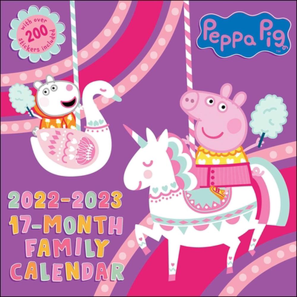 Peppa Pig 17Month 20222023 Family Wall Calendar by Hasbro, Wall