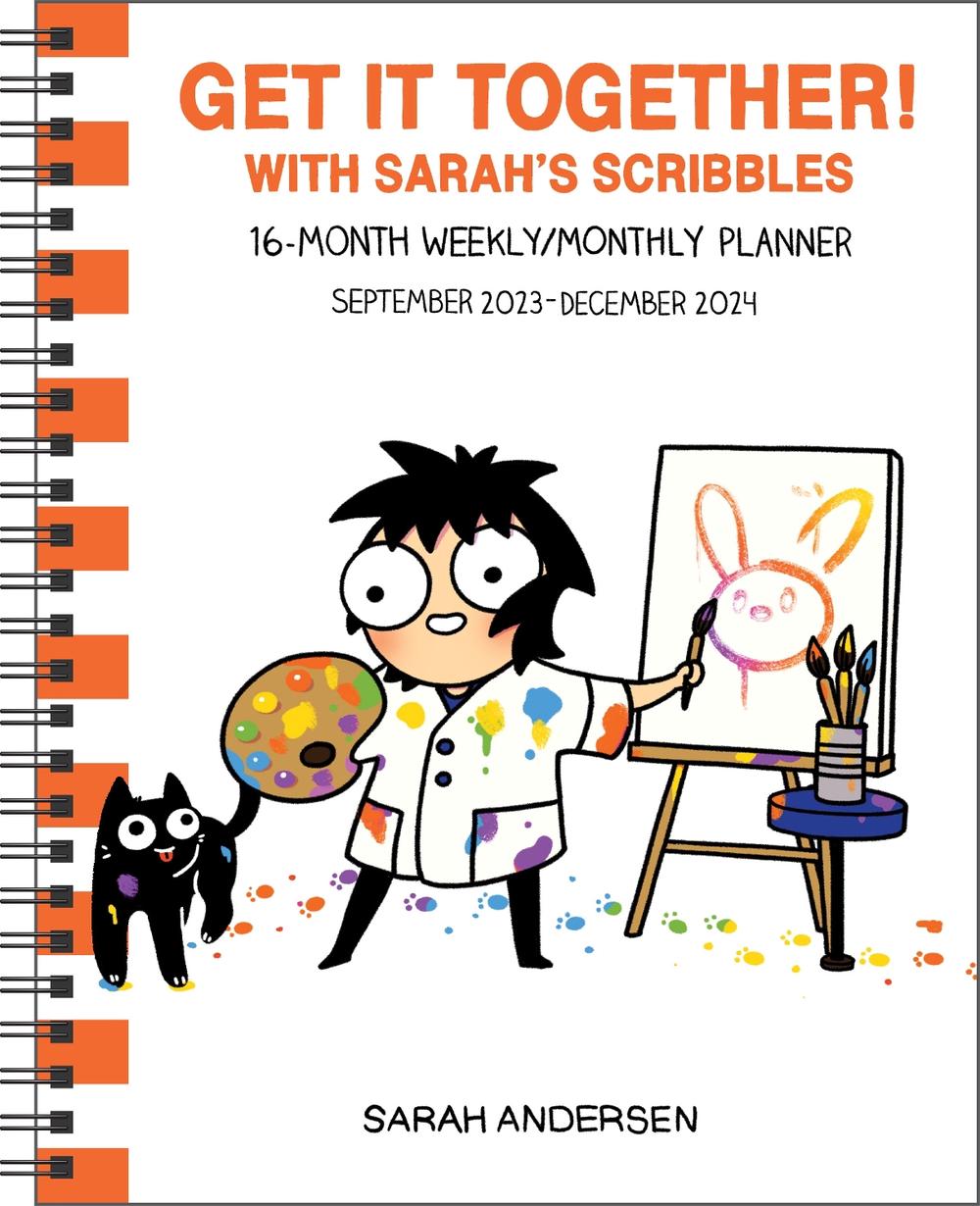 Sarah's Scribbles 16month 20232024 Weekly/monthly Planner Calendar by