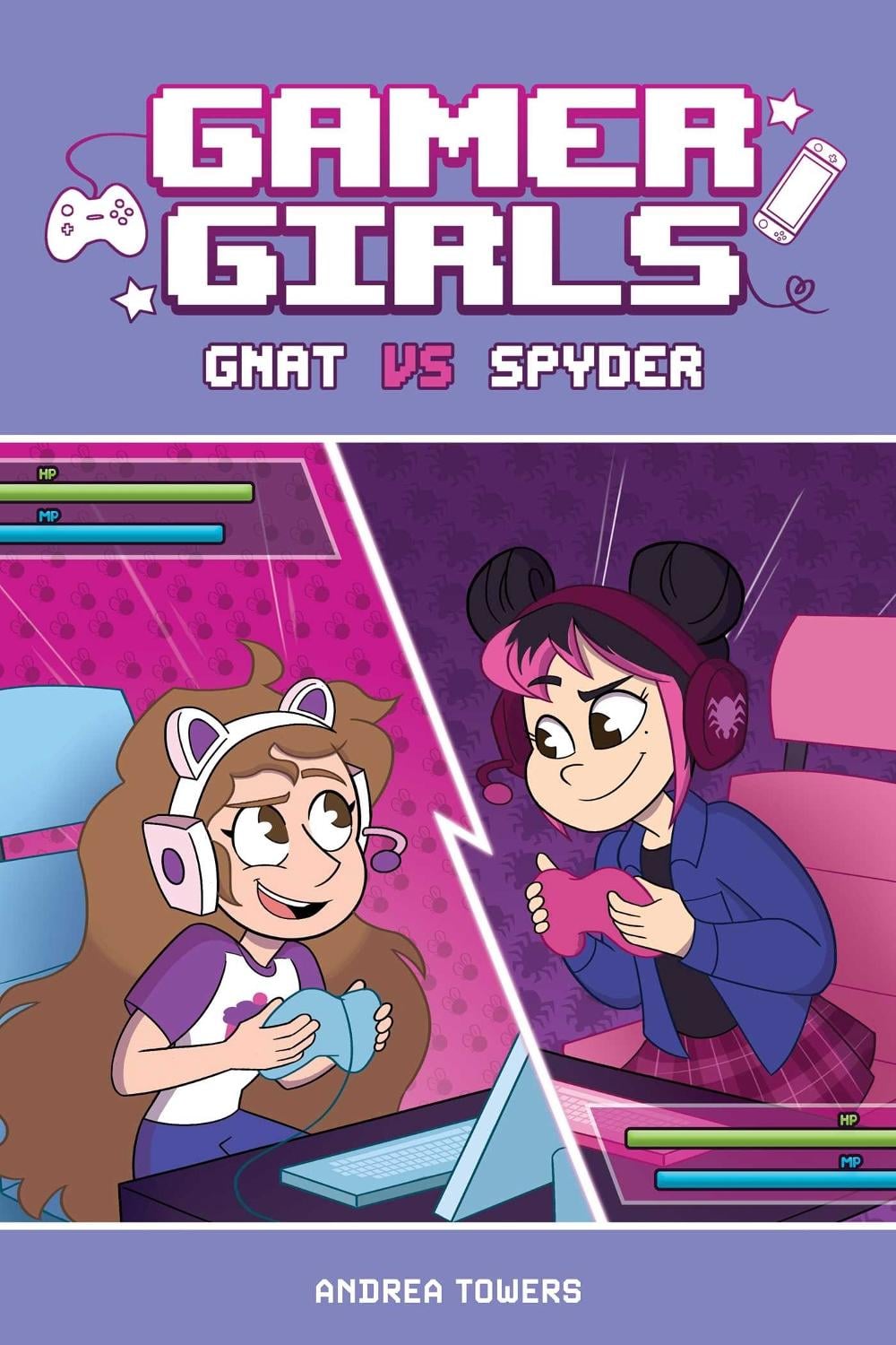 Gamer Girls: Gnat vs. Spyder by Andrea Towers - ISBN: 9781524884536