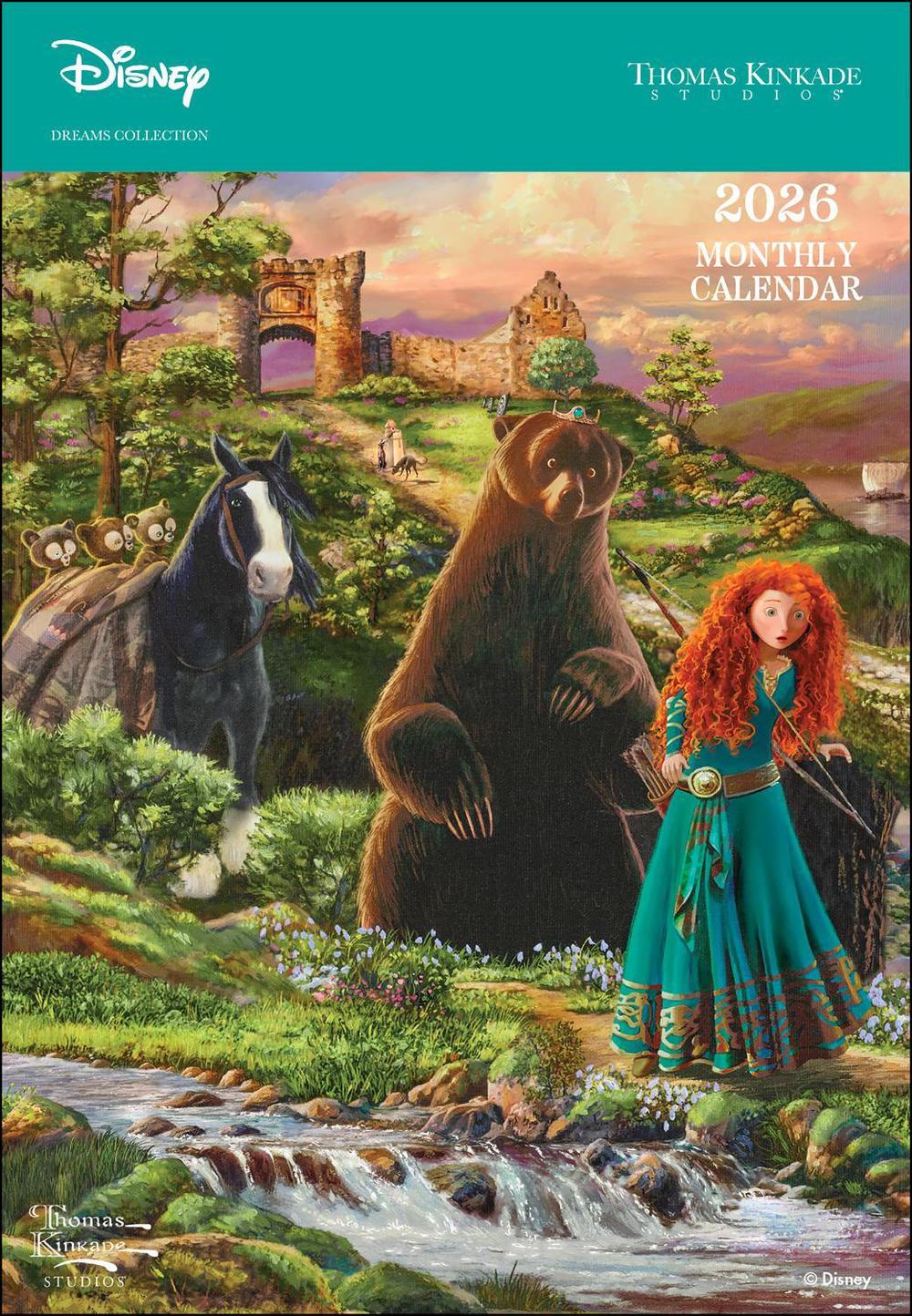 Disney Dreams Collection by Thomas Kinkade 2026 Monthly Pocket Planner Calendar, 9781524896737