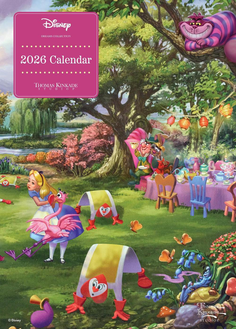 Disney Dreams Collection by Thomas Kinkade Studios 2026 Engagement Calendar, 9781524896744