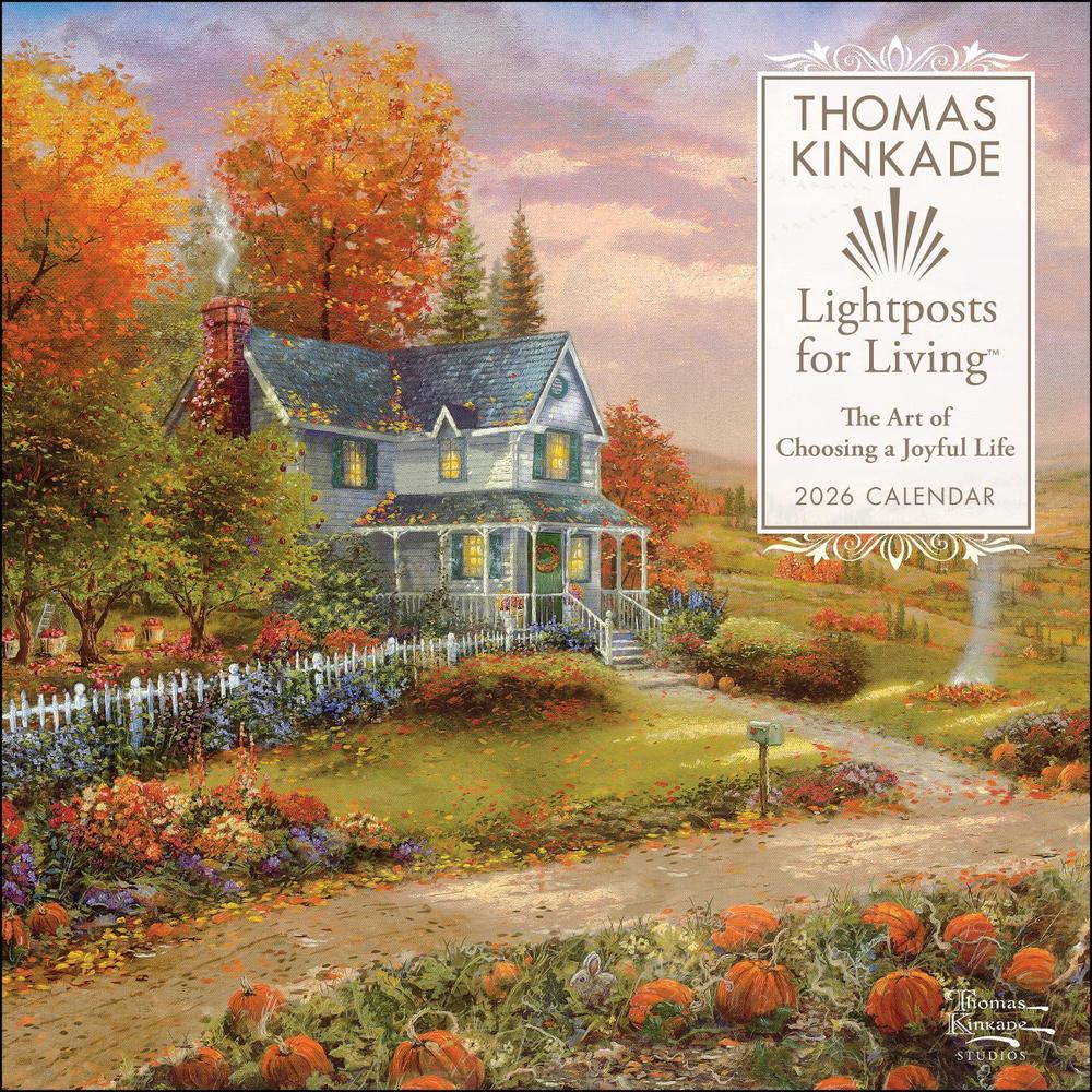 Thomas Kinkade Lightposts for Living 2026 Wall Calendar, 9781524896829