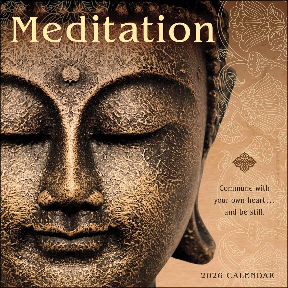 Meditation 2026 Wall Calendar, 9781524897772