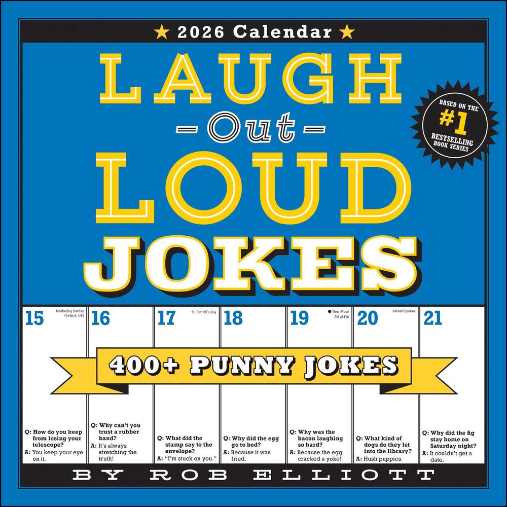 Laugh-Out-Loud Jokes 2026 Wall Calendar, 9781524897857