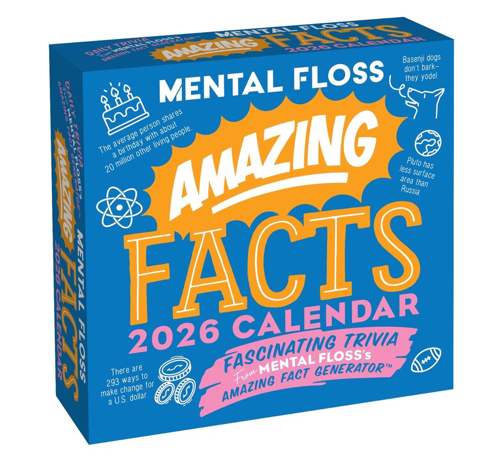 Amazing Facts from Mental Floss 2026 Day-to-Day Calendar, 9781524898465