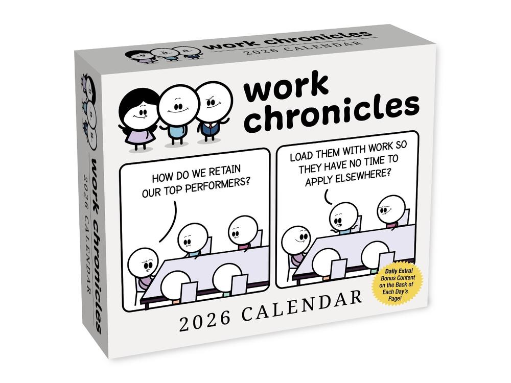 Work Chronicles 2026 Day-to-Day Calendar, 9781524898618