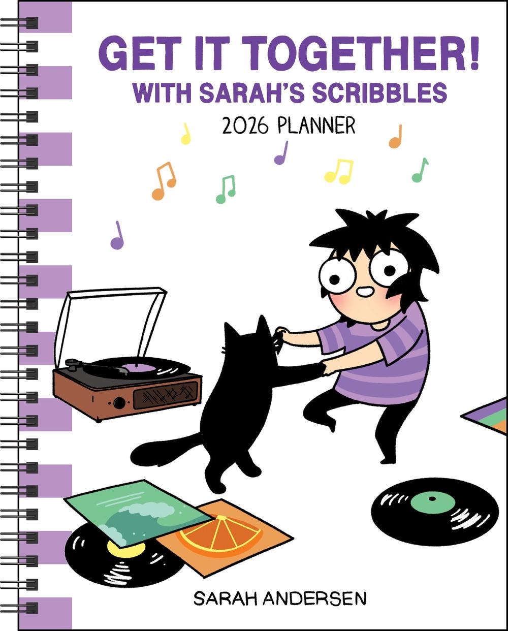 Sarah's Scribbles 12-Month 2026 Monthly/Weekly Planner Calendar, 9781524898786