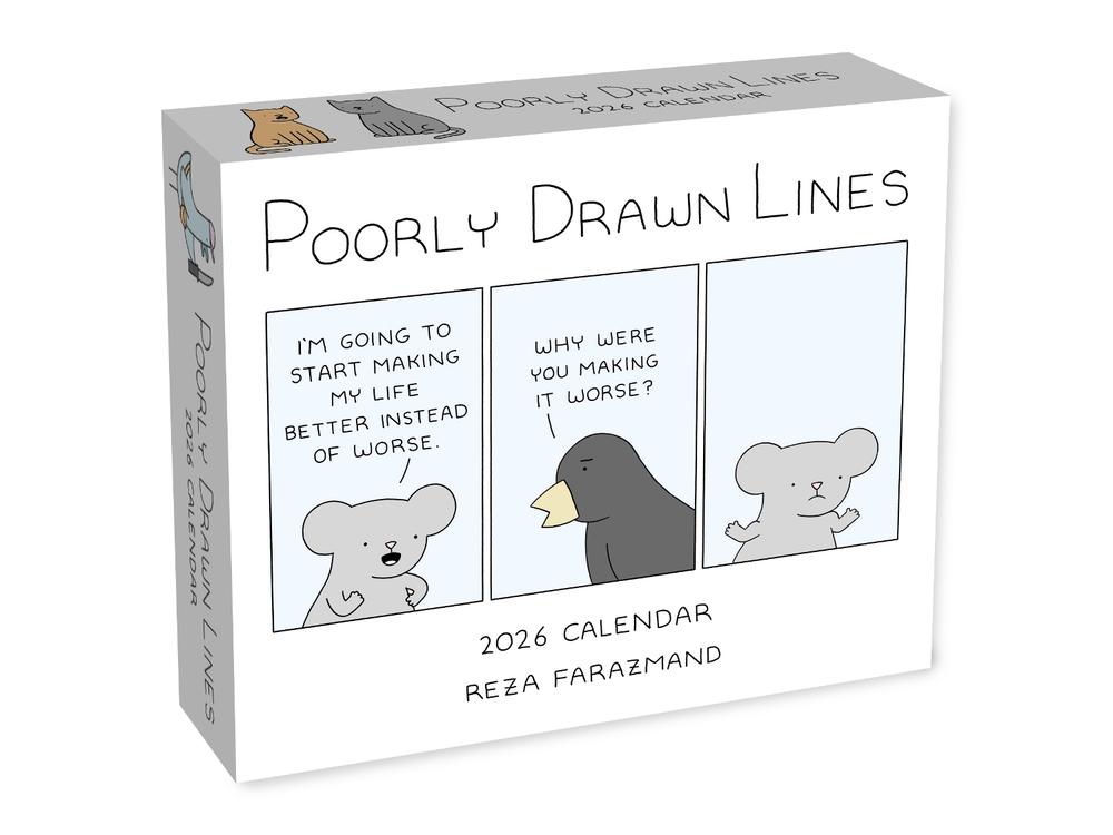Poorly Drawn Lines 2026 Day-to-Day Calendar, 9781524899059