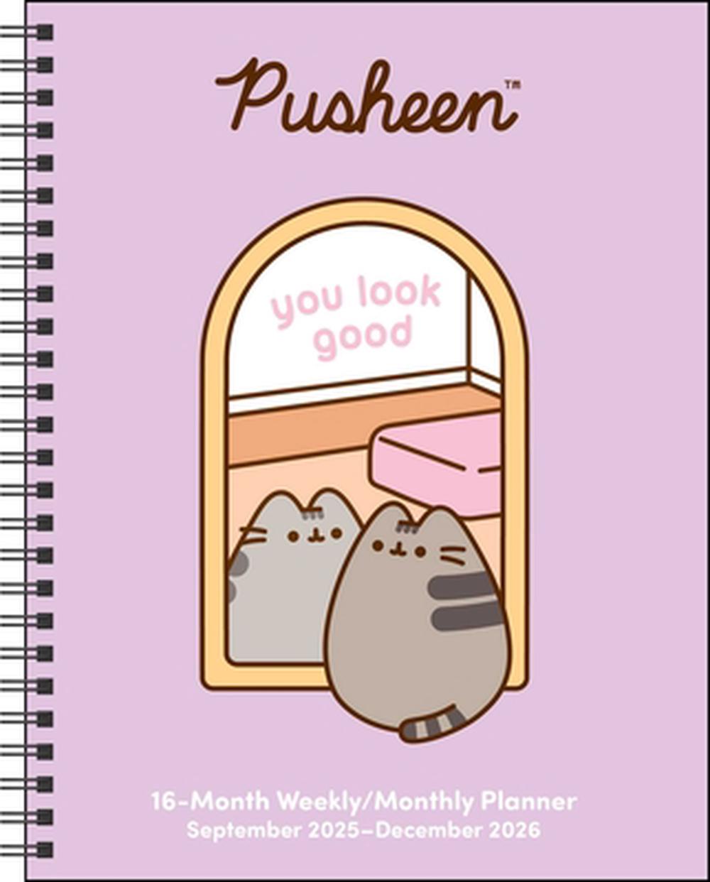 Pusheen 16-Month 2025-2026 Weekly/Monthly Planner Calendar, 9781524899233