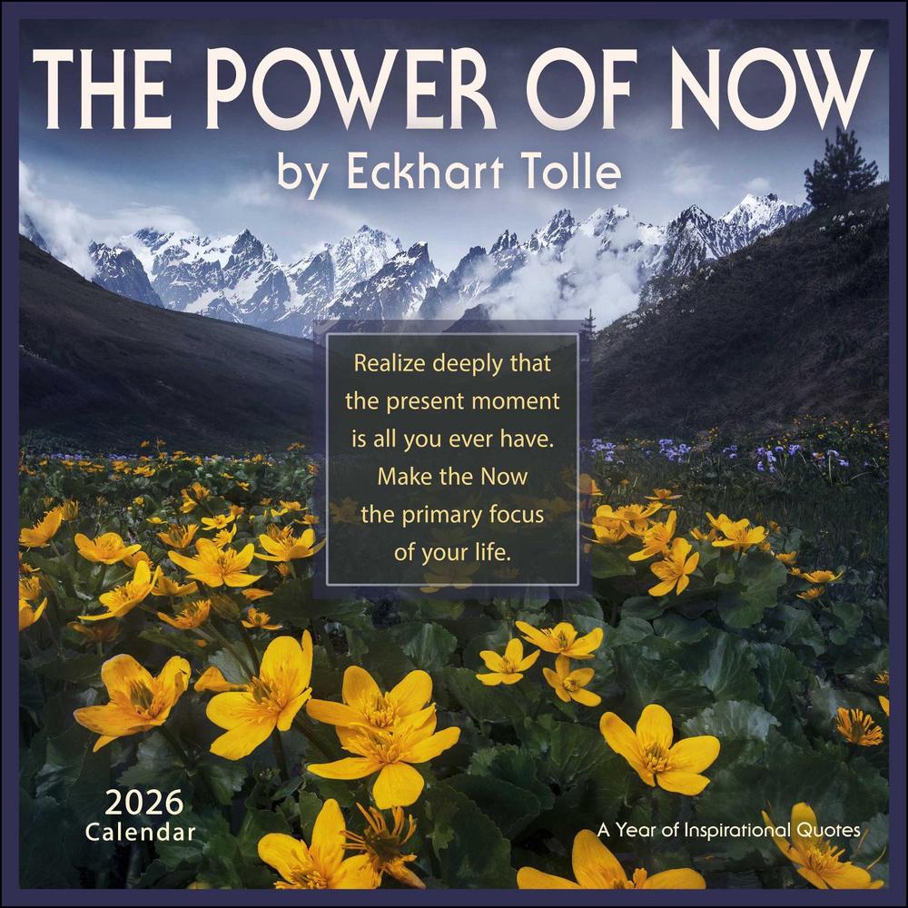 The Power of Now 2026 Wall Calendar, 9781524899318