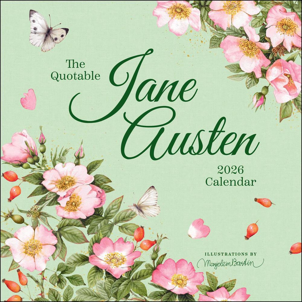 The Quotable Jane Austen 2026 Wall Calendar, 9781524899370