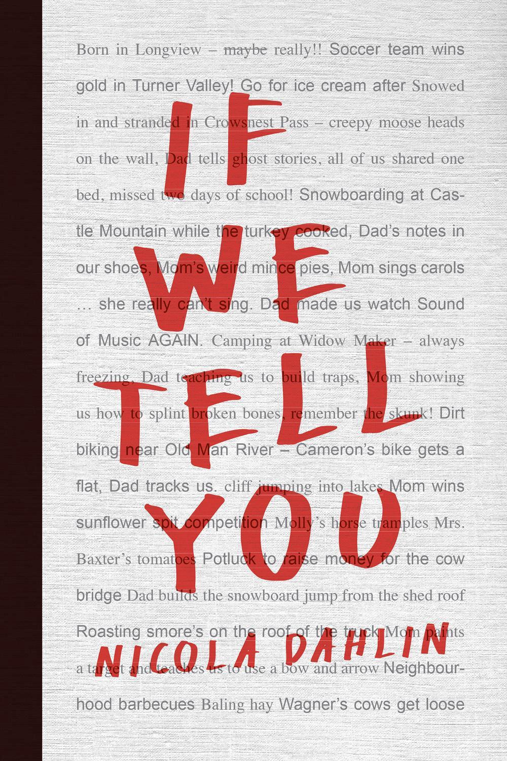 If We Tell You by Nicola Dahlin - ISBN: 9781525311475