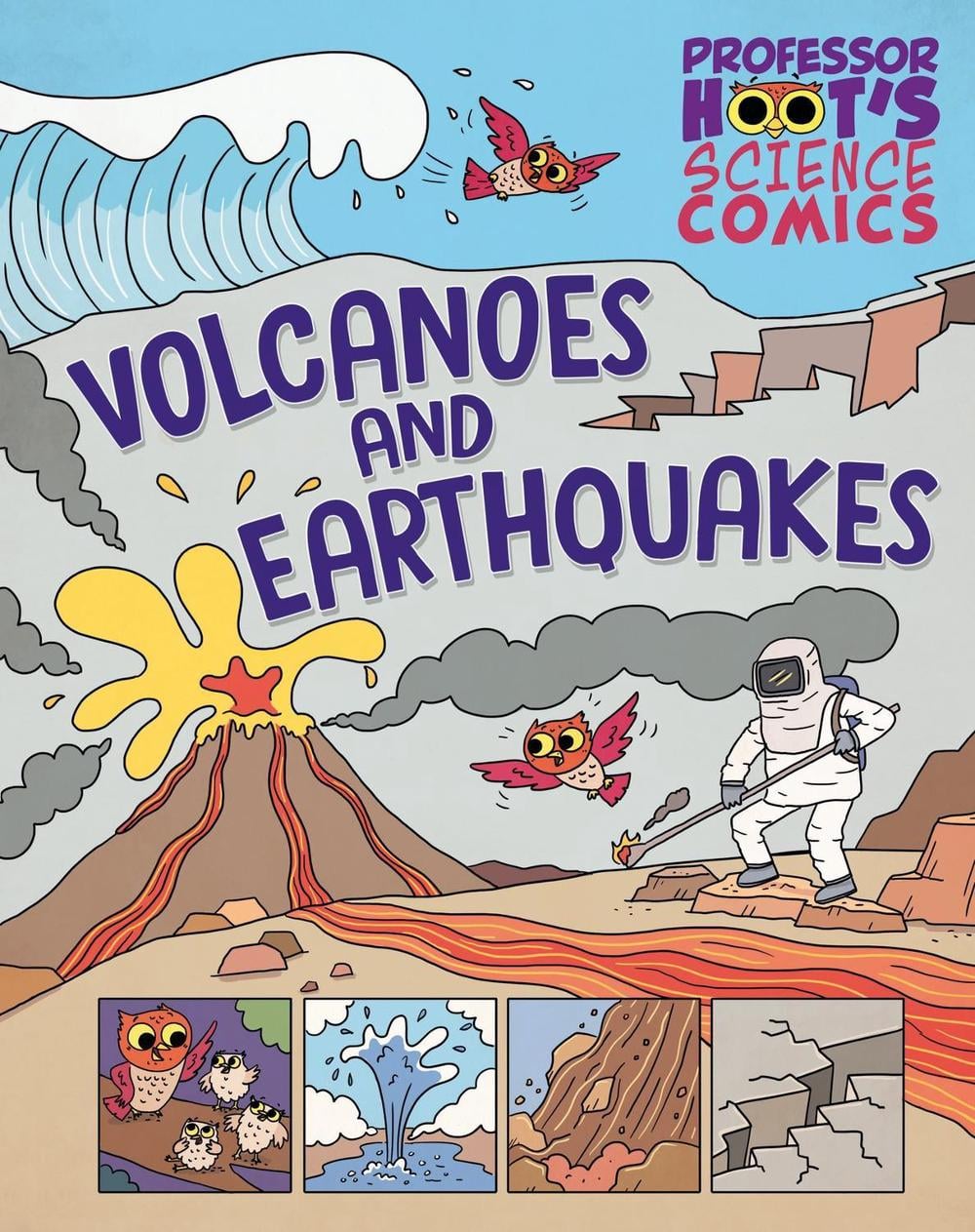 Professor Hoot's Science Comics: Volcanoes and Earthquakes by Richard Watson - ISBN: 9781526327840