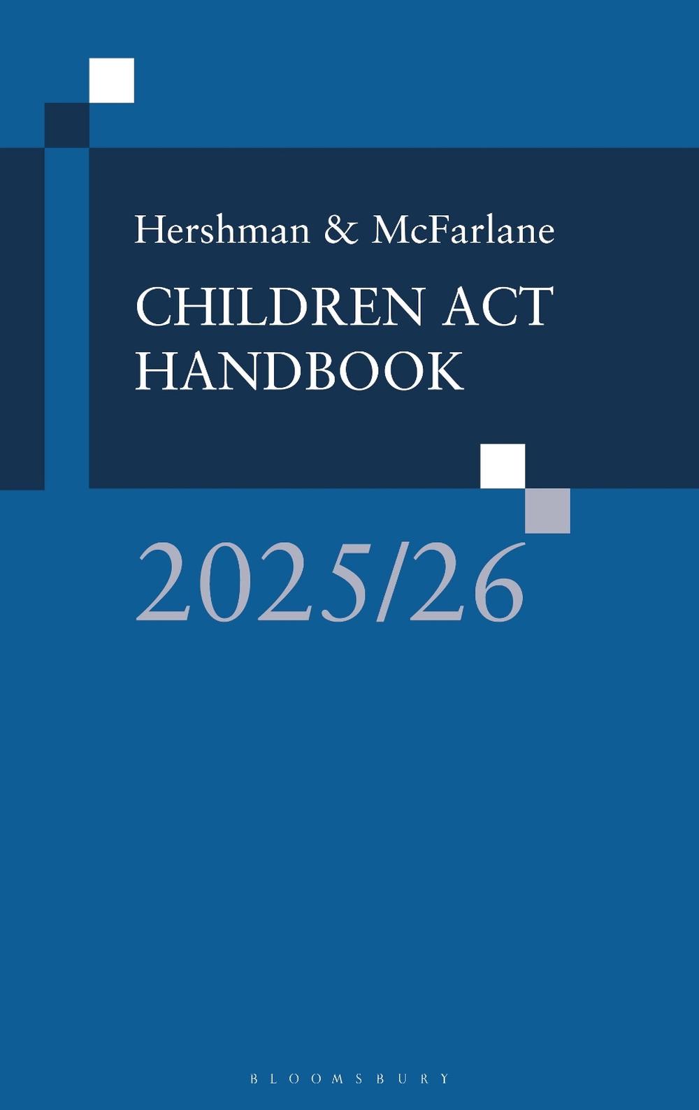 Hershman & McFarlane: Children Act Handbook 2025/26, 9781526532824